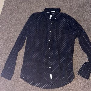 American Eagle Outfitters Men’s Large black button up